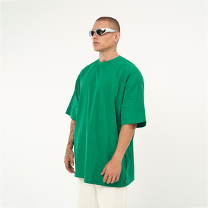 2025 enfer chemise Top qualité 100% coton porter surdimensionné goutte épaule hommes à manches courtes Vintage imprimé étoile t-shirt pour hommes - Product Image 4