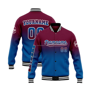 Chaqueta Universitaria Personalizada de Lana y Cuero para Reunión de Antiguos Alumnos, Cortavientos, Bordada, Estilo Letterman - Product Image 1