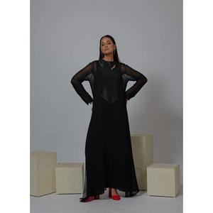 Vestido Largo Occidental para Mujer, Elegante Atuendo Maxi para Fiestas y Uso Casual - Product Image 1