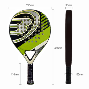 Fabricante personalizado su propio diseño impreso logotipo raquetas de Pádel 3K/12K/18K fibra de carbono pádel raqueta de tenis 2025-2026 - Product Image 5