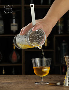 Logo personnalisé Julep Passoire en acier inoxydable pour cocktail et usage domestique Accessoires de bar en métal PC - Product Image 6