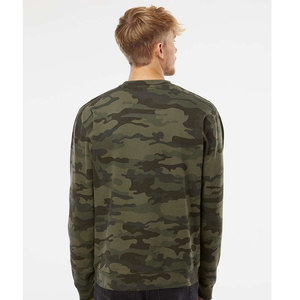 Sweat à capuche camouflage personnalisé pour homme sweat-shirt en molleton de coton doux pull à col rond pour hommes sweat de sport haut - Product Image 3