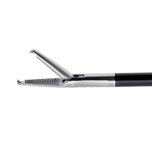 Pinzas de agarre Kocher laparoscópicas de acero inoxidable con potencia Manual certificada CE, juego de instrumentos de cirugía ENT de 5mm X 31cm, Ariston - Product Image 1