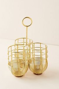 Decorative Style Iron <b>Cutlery</b> Holder For Everyday Kitchen Use Enhancing Functionality With Metal Charm - Product Image 5