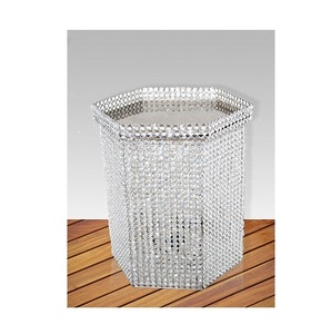 Glass Shaped Crystal <b>Beaded</b> Candle Holder Premium Quality New Arrivals Wholesale Best Prices Pillar Candle holder Candle Stand - Product Image 4