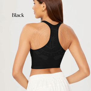 Top Deportivo Corto Transpirable Informal para Uso Diario, Entrenamiento Físico, Gimnasio y Ejercicio - Product Image 4