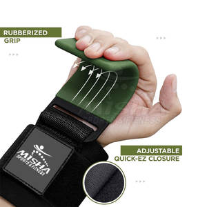 Crochets électriques d'haltérophilie Pro avec sangles Sports Fitness Gym haltérophilie crochets en gros Heavy Duty - Product Image 4