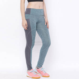 Mallas de yoga transpirables medias sólidas para mujer Servicio OEM Pantalones de LICRA/poliéster de alta calidad Precio más vendido para venta en línea - Product Image 3