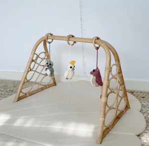 ของเล่นหวายทำมือสำหรับออกกำลังกายเล่นยิมเวลาสำหรับเด็กแรกเกิดเล่นยิมของเล่นนุ่มนุ่มๆเล่นยิม - Product Image 3