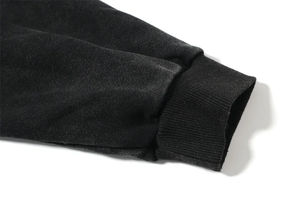 Ropa de calle Boxy Fit, chándal con estampado de pantalla en lavado ácido Sunfaded con diseño acampanado ZipUp, tejido de talla grande pesado - Product Image 5