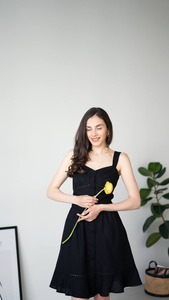 Meilleur Prix Boho Noir Maxi Renaissance Robe Femme Romantique Combinaison & Combishort - Product Image 2