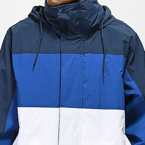 Chaqueta Cortavientos Acolchada con Capucha para Hombre, Estilo Casual y Deportivo, para Invierno, Personalizada, 100% Poliéster, Resistente al Viento, Cuello Redondo, Algodón - Product Image 2