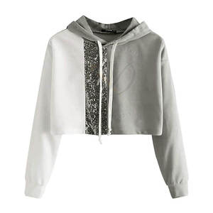 Sudadera con capucha y sudadera sublimada de poliéster para mujer hecha a medida de alta calidad - Product Image 1