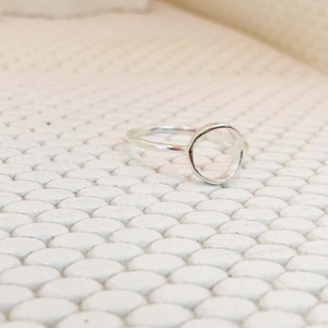 Minimal 925 joyería de plata esterlina anillo minimalista 925 plata esterlina minimalista lindo 925 anillos de plata para niñas - Product Image 1
