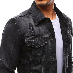 Vestes en jean de laine de haute qualité pour hommes personnalisées avec logo personnalisé coupe coudre haute qualité prix compétitif pour l'hiver - Product Image 6