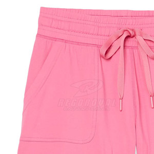 Pantalones cortos de mujer con estilo de alta calidad Precio al por mayor Nuevo diseño Pantalones cortos personalizados de color sólido para mujer - Product Image 6