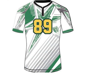 Maillot de rugby unisexe personnalisé en sublimation, fabriqué en usine, prix abordables, logos personnalisés, 100 % polyester, séchage rapide, col rond - Product Image 2