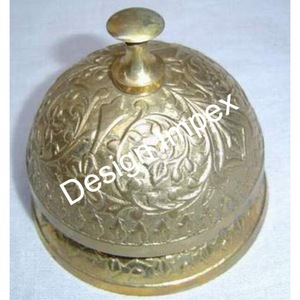 Decorative Table Bell Best Selling Metal Tabletop And Desktop Bells Portable Rust Finished Metal Bells Reasonable Prices - Product Image 5