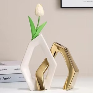 แจกันดอกไม้เซรามิกพอร์ซเลนทำมือรักษ์โลกสำหรับตกแต่งบ้าน - Product Image 5