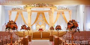 Mandap en bois de style sud-indien pour les événements au Royaume-Uni, achetez les mandaps de mariage gujratis les plus populaires au prix d'usine, vente à Londres - Product Image 5