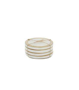 Posavasos de mármol antiguos elegantes con materiales de alta calidad que ofrecen tanto practicidad como un atractivo estético vintage - Product Image 1