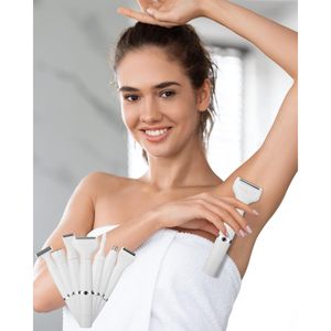 Ensemble de tondeuses à cheveux portables rechargeables par USB pour femmes, 7 en 1, étanches, pour le visage, le corps et le maillot - Product Image 1