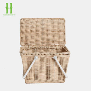 Cesta de Mimbre para Picnic MÁS VENDIDA, Accesorios para el Hogar, Materiales Naturales que son Seguros para la Salud y Estéticamente Agradables - Product Image 4
