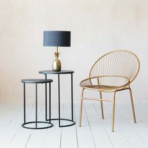 <b>Set</b> of 2 New <b>Square</b> Side Table Home Furniture Metal & Marble New Design Decorative Metal Table Wholesale Manufacturer Exporter - Product Image 1