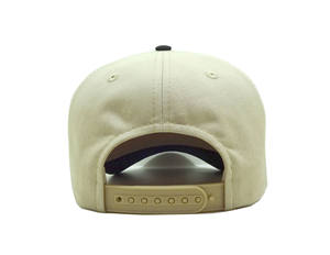 หมวกแคมป์ปิ้ง 5 แผง สีตัดกัน ขายส่งจากโรงงาน รับผลิตตามแบบ (OEM) พร้อมปักโลโก้รูปทรงข้าวหลามตัด - Product Image 3