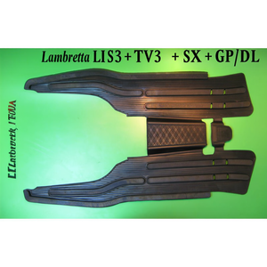 Alfombrilla de Goma Negra para Motocicleta Lambretta LI S3 + TV3 + SX + GP/DL, Accesorio para Moto - Product Image 2