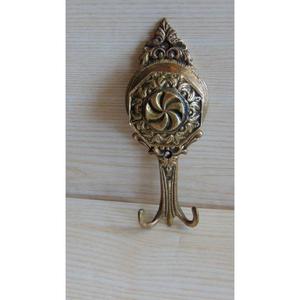 Decorative Brass Wall Hooks With Authentic Antique Design for Entryways Golden Polished Finished Wall Hooks - Product Image 2