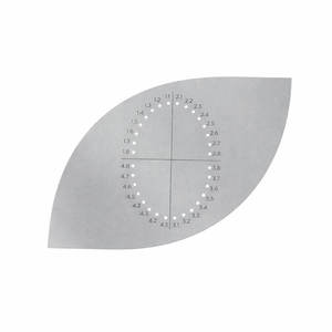 Plantillas de punzonado Presa de acero inoxidable y goma Instrumentos quirúrgicos endodónticos Base Herramientas críticas para procedimientos dentales - Product Image 1