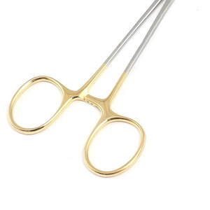 Fórceps de aguja quirúrgica de acero inoxidable de 14cm de alta calidad, soporte de aguja de instrumento médico Manual, instrumentos quirúrgicos al por mayor - Product Image 6