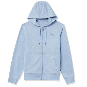 Street Wear Size Wholesale High Quality 100% Cotton Winter Solid Breathable Hoodie Fashion Clothing Man Customized Logo Zipper - Product Image 1
