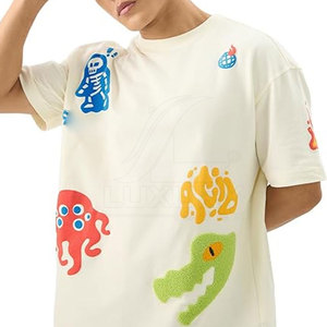 เสื้อยืดโอเวอร์ไซส์ใส่สบาย ปี 2025 เสื้อยืดระบายอากาศได้ดี ขนาดสั่งตัดได้ มีสินค้าในสต็อก ผลิตจากผ้าฝ้ายผสมโพลีเอสเตอร์ เสื้อยืดโอเวอร์ไซส์ - Product Image 6