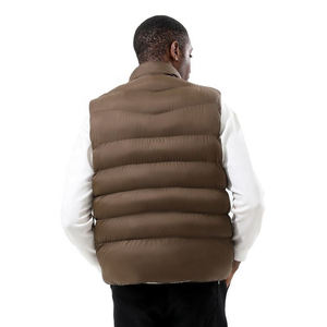 2026 Plus Size Thick Sleeveless Lightweight Breathable Puffer Hooded Casual Bubble <b>Gilet</b> <b>Quilted</b> Padding Vest Front Large Pocket - Product Image 4
