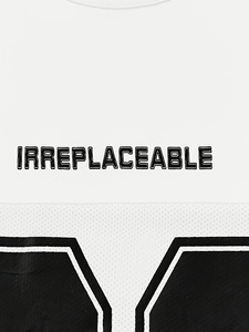 เสื้อยืดคอกลมสำหรับผู้ชายพิมพ์ลายตัวอักษรไซส์ใหญ่พิเศษแบบสวมหัวแนวคลาสสิก - Product Image 6