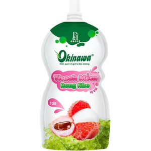 Gelée de raisin de mer Vente chaude 105ml DT Soft Prêt à manger Aliments sains du Vietnam Produit d'algues Saveur de fraise Sac emballé - Product Image 4