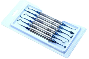 Bone Bridge Offre Spéciale Qualité A+ Lot de 6 Instruments Manuels de Restauration Dentaire en Composite en Acier Inoxydable pour le Nettoyage et la Restauration des Dents Certifié CE - Product Image 4