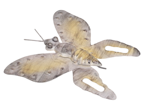 Figurine de papillon en métal de luxe, sculpture en fer faite à la main, design Art Déco, décoration de Noël pour la maison - Product Image 6