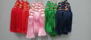 Wedding Event Decorate Wholesale Backdrop Colorful Tassels Indian Wedding Mehandi Decoration - Product Image 5