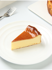 Gâteau <span class=keywords><strong>Basque</strong></span> Original Surgelé Fine Bakery 850g 8 Pouces, Gâteau au Fromage Rond Faible en Gras pour Service en Café et Restaurant - Product Image 6
