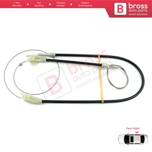 ชุดซ่อมมอเตอร์กระจกหน้าต่าง BWR5127 UAL สำหรับประตูหลังขวา รถยนต์แลนด์โรเวอร์ ฟรีแลนเดอร์ MK1 L314 LN ปี 1997-2006 แบบ 3/5 ประตู ALR8178 - Product Image 4