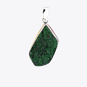 De piedras preciosas Moldavite moderno colgante exclusivo colgante hermoso diseño de lujo colgante - Product Image 6