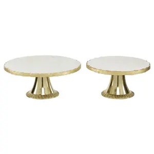 แม่พิมพ์ชามวางเค้กโลหะทำมือสุดหรู สำหรับวางเค้กทรงกลมแบบพรีเมียมทันสมัย สำหรับจัดแสดงขนมในงานเทศกาล ZAHID EXPORTS - Product Image 5