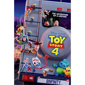 Póster de Diseño Moderno de Toy Story 4 de Disney, Material de Papel, Todo Detiene su Funcionamiento sin un Comando - Product Image 1