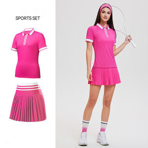 Hot Selling Pickleball Tennis Wear Pleated <b>Skorts</b> <b>Women</b> Golf Skirt Set Fitness Yoga Wear Beach Tennis Set with Pockets - Product Image 4