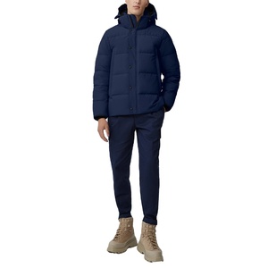 Chaquetas cortavientos de invierno cálidas de primera calidad, chaqueta acolchada con logotipo personalizado al por mayor, chaqueta acolchada de plumón para hombre 2026 - Product Image 3