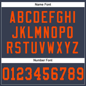 Ensemble de maillots d'entraînement personnalisés pour clubs de football américain Maillot de match de football gris foncé et orange en maille sublimée - Product Image 4