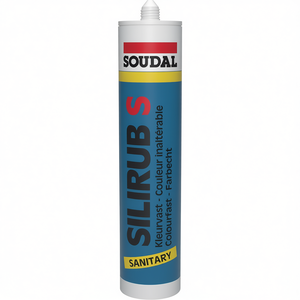 กาวซิลิโคนใส Soudal 300 มล. รุ่น Silirub S สำหรับงานสุขภัณฑ์ - Product Image 3